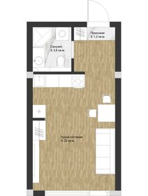 Квартира 28,5 м², студия - изображение 3