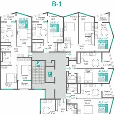 Квартира 36,3 м², 1-комнатная - изображение 2
