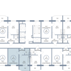 Квартира 41,2 м², 1-комнатная - изображение 2