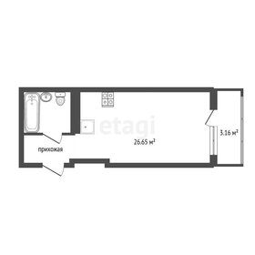 Квартира 26,7 м², студия - изображение 1