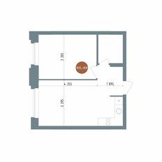 Квартира 40,5 м², 1-комнатная - изображение 2