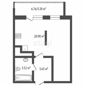Квартира 34 м², студия - изображение 1