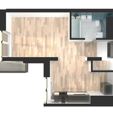 Квартира 34,1 м², 1-комнатная - изображение 5