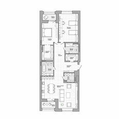 Квартира 150,8 м², 3-комнатная - изображение 2