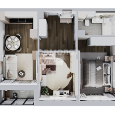Квартира 66,3 м², 3-комнатная - изображение 2