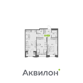 Квартира 67,3 м², 2-комнатная - изображение 1