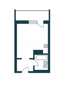 Квартира 32 м², студия - изображение 1