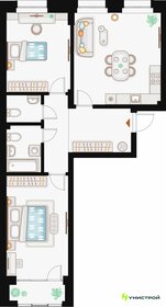 Квартира 73,6 м², 2-комнатная - изображение 1