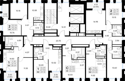 Квартира 38,6 м², 1-комнатная - изображение 2