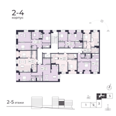 Квартира 64,7 м², 2-комнатная - изображение 2