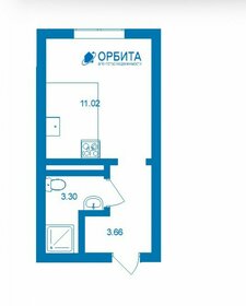 Квартира 17,8 м², студия - изображение 1