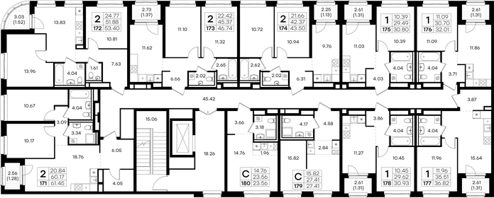 Квартира 53,4 м², 2-комнатная - изображение 2