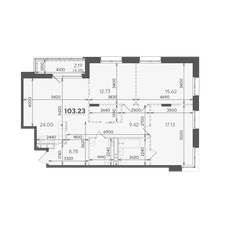 Квартира 103,2 м², 3-комнатная - изображение 4