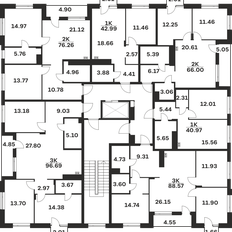 Квартира 96,7 м², 3-комнатная - изображение 3