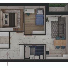 Квартира 57,9 м², 2-комнатная - изображение 4