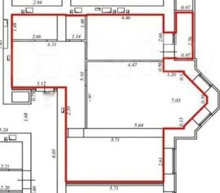 Квартира 71 м², 2-комнатная - изображение 1