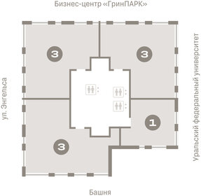 Квартира 74,1 м², 1-комнатная - изображение 2