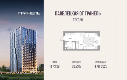 Квартира 30,2 м², студия - изображение 1