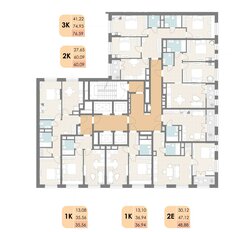 Квартира 48,9 м², 2-комнатная - изображение 3