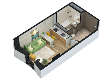 Квартира 31,9 м², студия - изображение 2