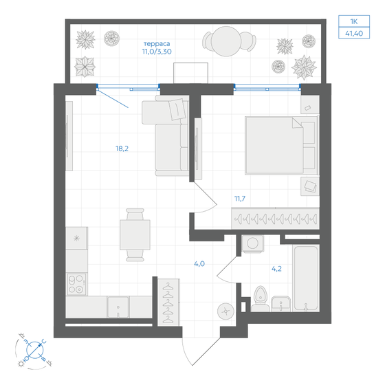 64,2 м², 3-комнатная квартира 5 150 000 ₽ - изображение 82