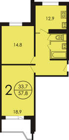 Квартира 60 м², 2-комнатная - изображение 1