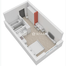 Квартира 30,1 м², студия - изображение 5
