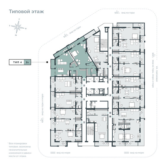 130 м², 3-комнатные апартаменты 52 000 000 ₽ - изображение 78