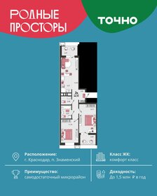 Квартира 66,9 м², 3-комнатная - изображение 1