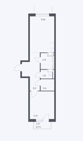 Квартира 48 м², 1-комнатная - изображение 1