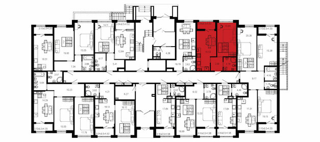 Квартира 41,8 м², 1-комнатная - изображение 2