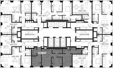 Квартира 76,1 м², 3-комнатная - изображение 2