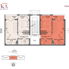 Квартира 39,4 м², 1-комнатная - изображение 3