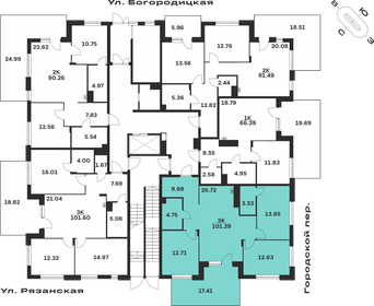 Квартира 88,4 м², 3-комнатная - изображение 2
