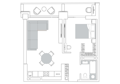 Квартира 55 м², 2-комнатная - изображение 2