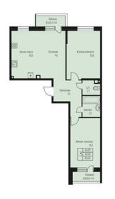 Квартира 70,1 м², 3-комнатная - изображение 1
