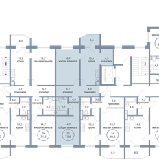 Квартира 75,6 м², 2-комнатная - изображение 2