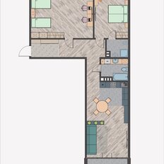 Квартира 105,2 м², 3-комнатная - изображение 2