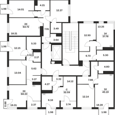 Квартира 37,8 м², 1-комнатная - изображение 3
