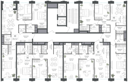 Квартира 85 м², 4-комнатная - изображение 2