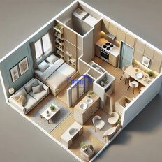 Квартира 25 м², 1-комнатная - изображение 1