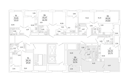 Квартира 51,8 м², 2-комнатная - изображение 2