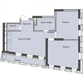 Квартира 55,9 м², 2-комнатная - изображение 1