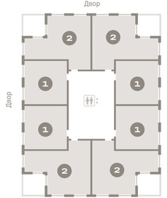 Квартира 65,5 м², 2-комнатная - изображение 2