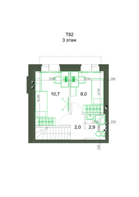 Квартира 76,3 м², 3-комнатная - изображение 3
