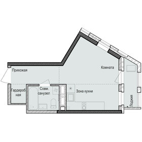 Квартира 28,5 м², студия - изображение 1