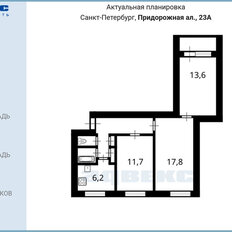 Квартира 60,1 м², 3-комнатная - изображение 2