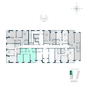 Квартира 61,6 м², 2-комнатная - изображение 2