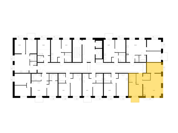 66,3 м², 3-комнатная квартира 9 200 000 ₽ - изображение 89