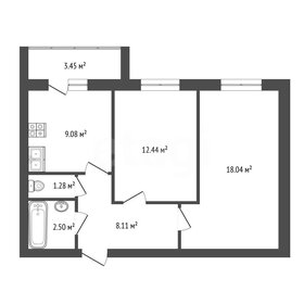 Квартира 53,2 м², 2-комнатная - изображение 1